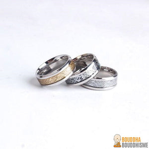 Bague Viking style "Dragon" en Acier Inoxydable