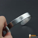 Bracelet "Om" en Acier Inoxydable