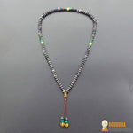 Bracelet/Collier Mala "Mantra" en Pierres Naturelles et son pendentif Bouddha - 3 pierres disponibles