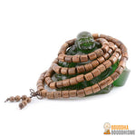 Bracelet de Prière Tibétain en bois Wengé