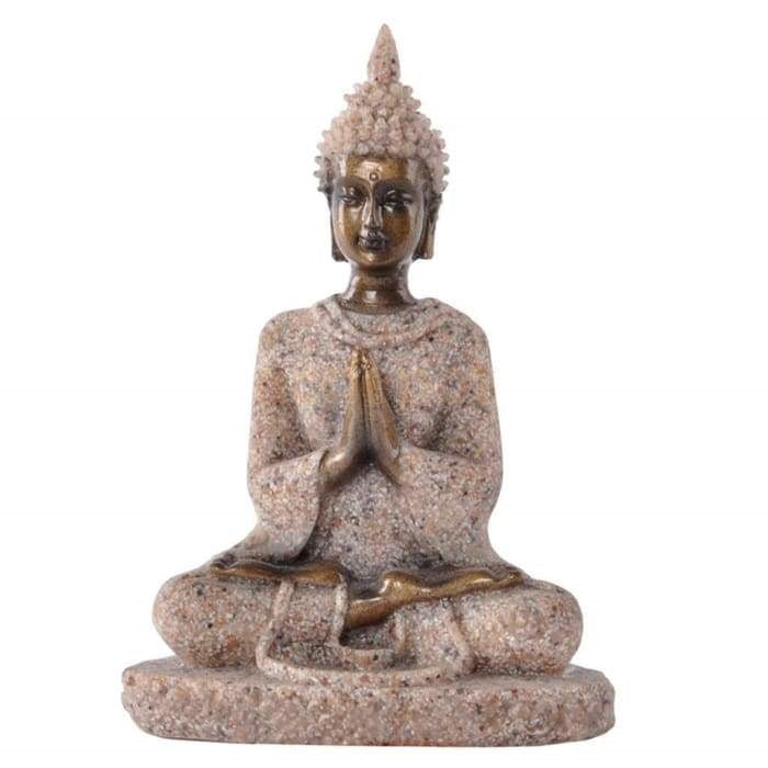 Statue "Bouddha Méditation" en Grès