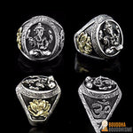 Bague "Ganesh" Luxueuse en Argent 925