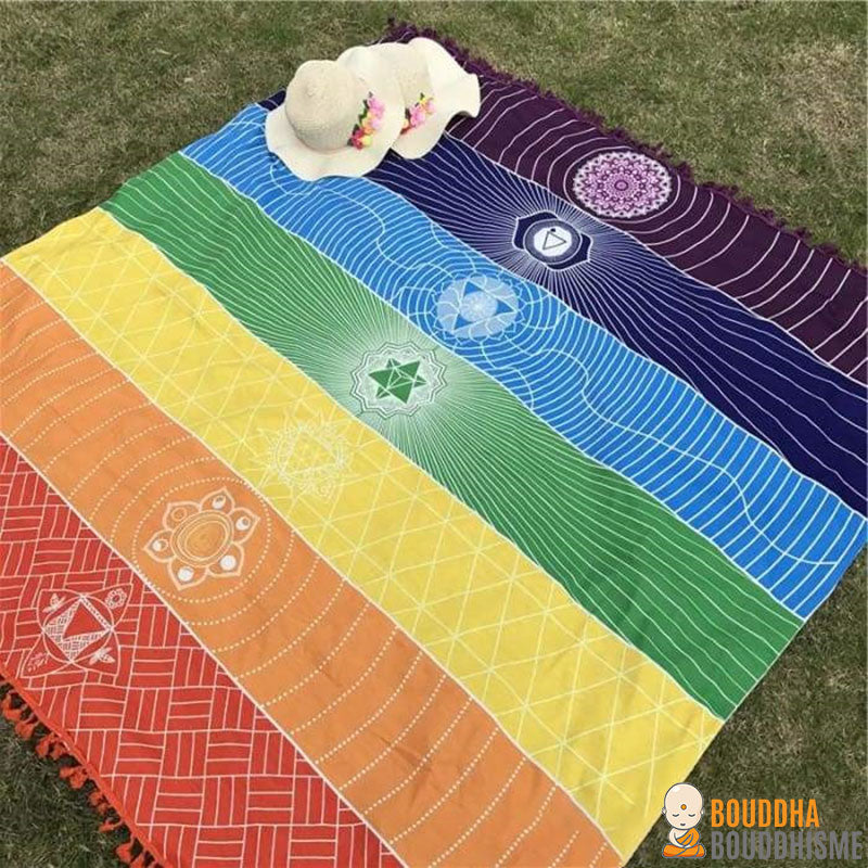 Tapis de Méditation 7 Chakras