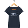 T-Shirt Femme "Phases de la Lune"