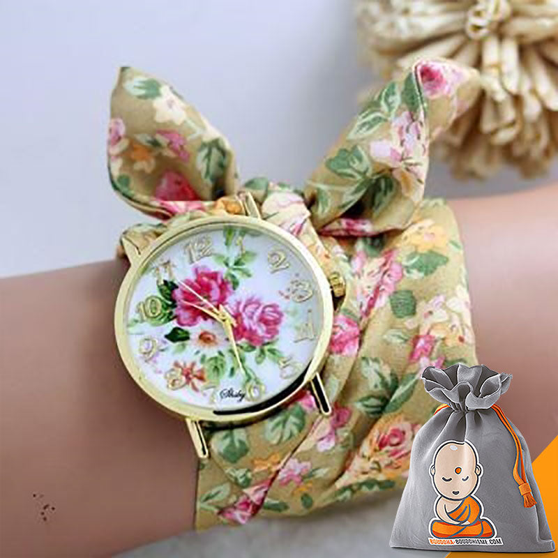 Montre "Douceur Florale" - 8 modèles disponibles