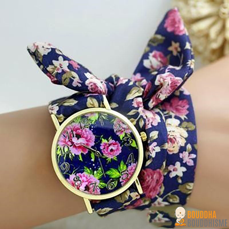 Montre "Douceur Florale" - 8 modèles disponibles