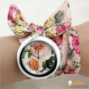 Montre "Douceur Florale" - 8 modèles disponibles