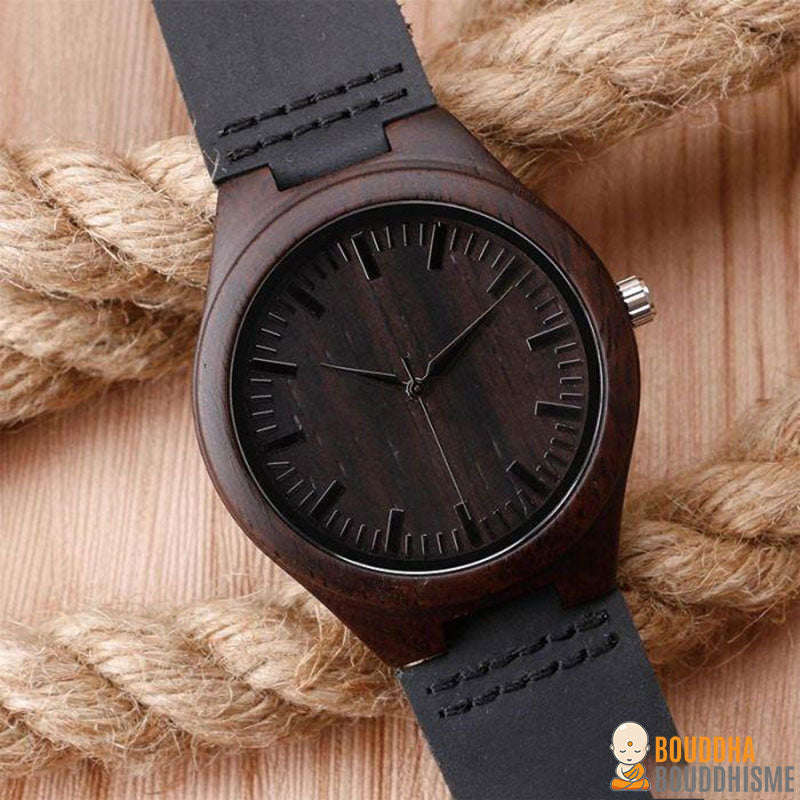 Montre "Casual" en bois naturel