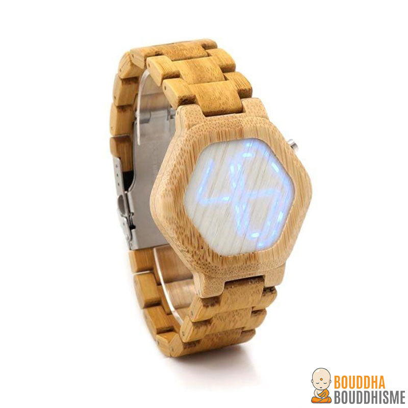 Montre "Digitale Bambou"