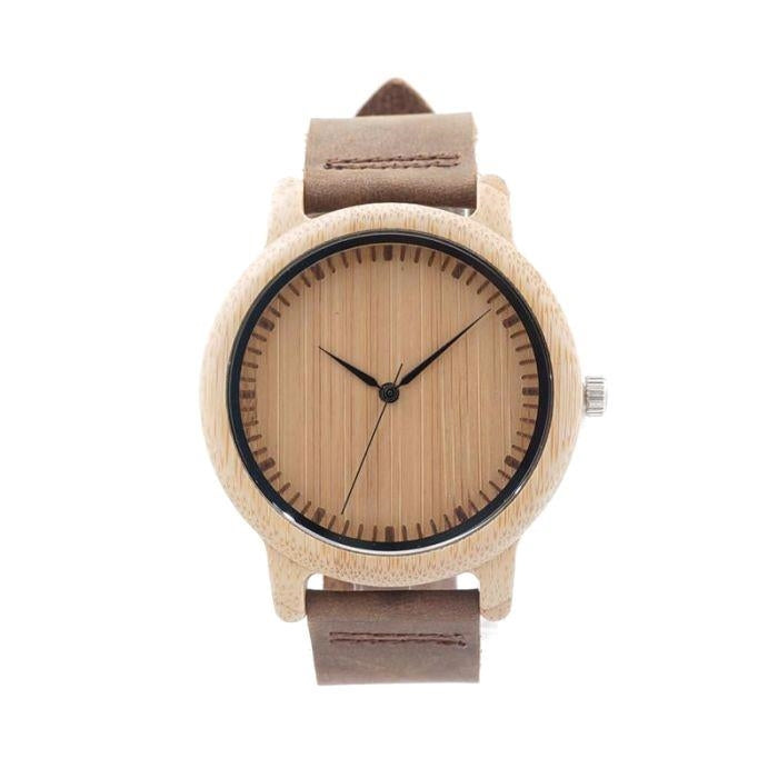 Montre "Sage" en Bambou Naturel