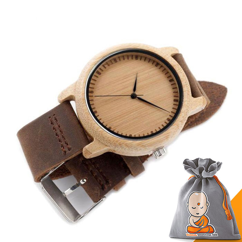 Montre "Sage" en Bambou Naturel