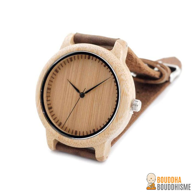 Montre "Sage" en Bambou Naturel