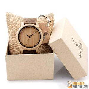 Montre "Sage" en Bambou Naturel