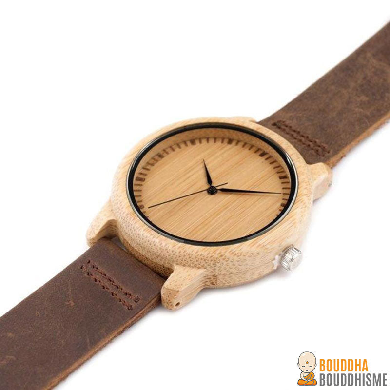 Montre "Sage" en Bambou Naturel