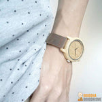 Montre "Sage" en Bambou Naturel