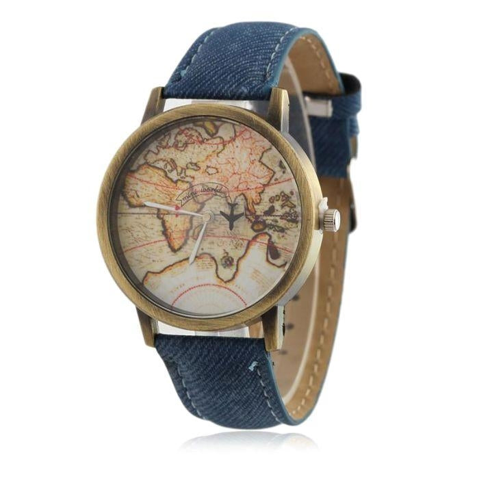 Montre Vintage "Aventure" - 7 couleurs disponibles