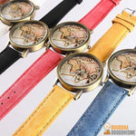 Montre Vintage "Aventure" - 7 couleurs disponibles