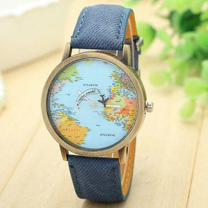 Montre "Globe-Trotteur" - 7 couleurs disponibles