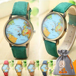 Montre "Globe-Trotteur" - 7 couleurs disponibles