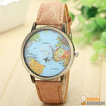 Montre "Globe-Trotteur" - 7 couleurs disponibles