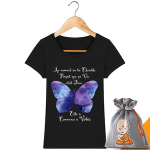 T-Shirt Femme "Transformation du Papillon"