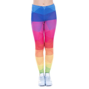 Legging Arc-en-ciel - Taille unique