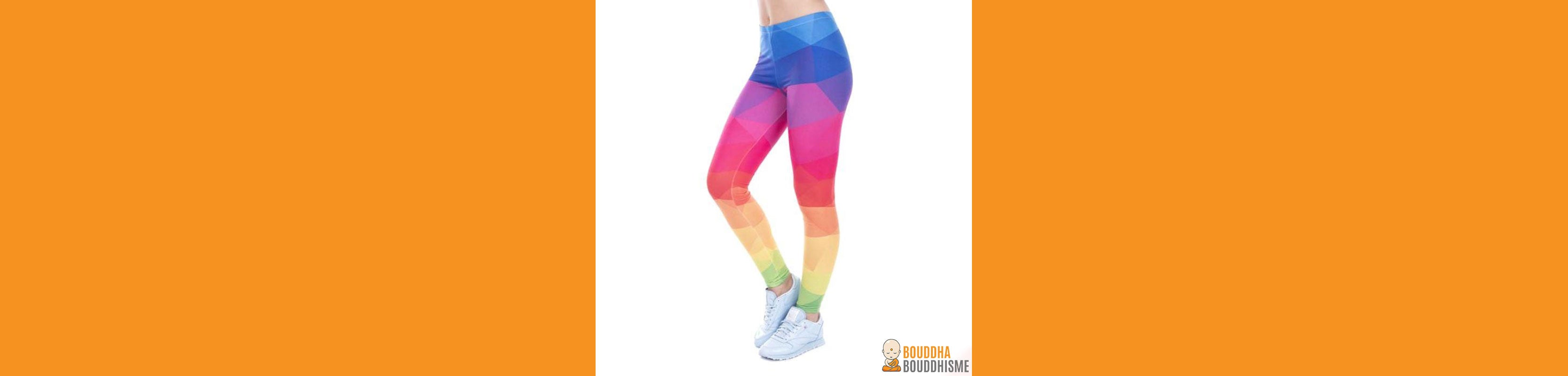 Legging Arc-en-ciel - Taille unique