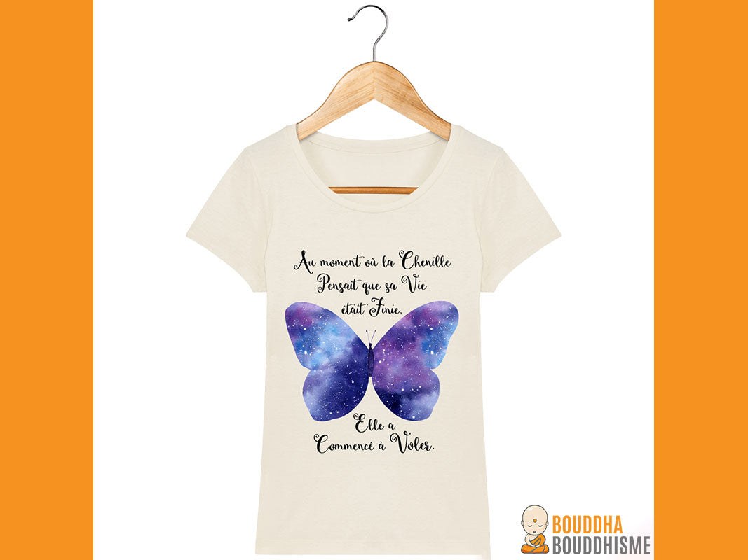 T-Shirt Femme "Transformation du Papillon"