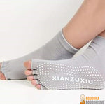 Chaussette de Yoga antidérapantes orteils nus - 6 couleurs disponibles