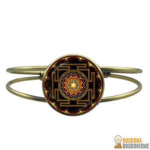 Bracelet réglable "Sri Yantra"