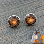 Boucles d'oreilles "Sri Yantra"