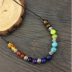 Collier "7 Chakras" en Pierres Naturelles