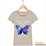 T-Shirt Femme "Transformation du Papillon"