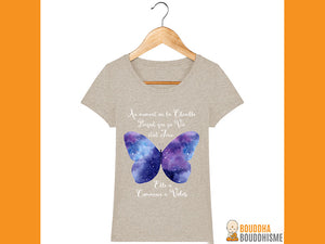 T-Shirt Femme "Transformation du Papillon"