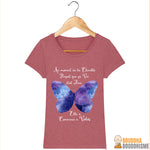 T-Shirt Femme "Transformation du Papillon"