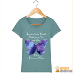 T-Shirt Femme "Transformation du Papillon"