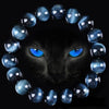 Bracelet en Oeil de Faucon (Oeil de Tigre Bleu) - Bracelet de Protection