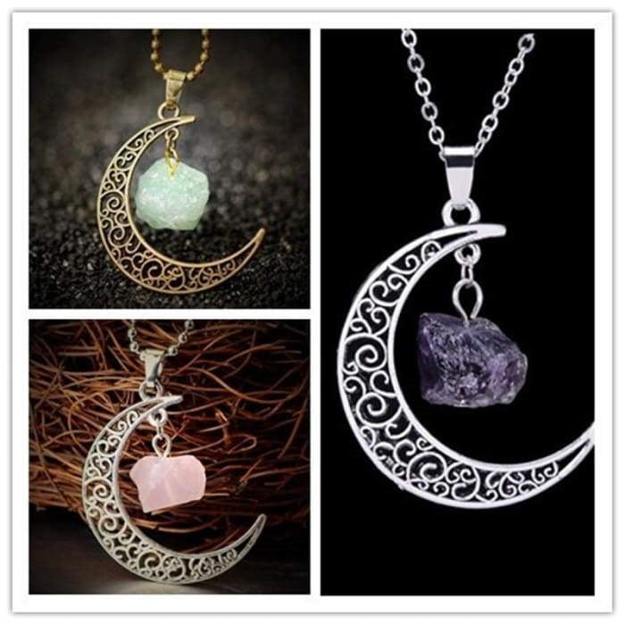 Collier "Magie de la Lune" en Pierre Semi-précieuse