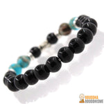 Bracelet Om Style Indien - Disponible en 7 pierres naturelles