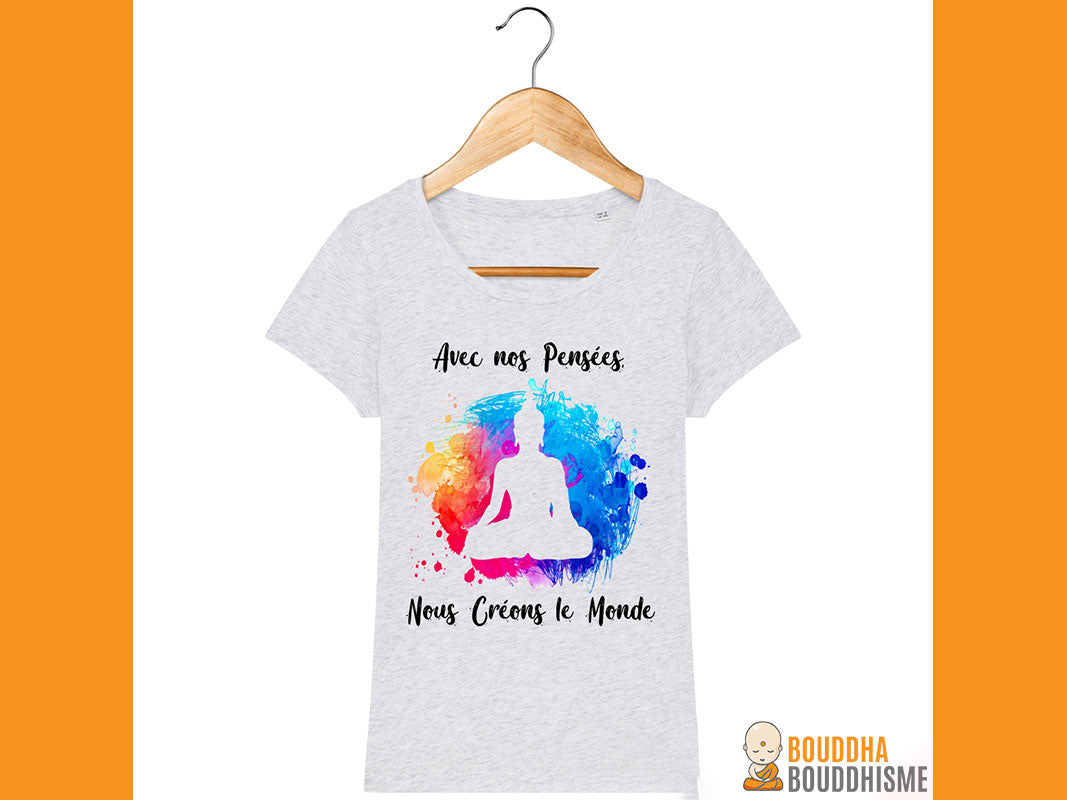 T-Shirt Femme "Créons le monde"