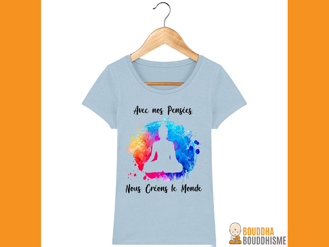 T-Shirt Femme "Créons le monde"