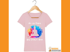 T-Shirt Femme "Créons le monde"