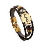 Bracelet "Signe du Zodiac" en Cuir