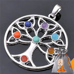 Pendentif Reiki Pierres des 7 Chakras - 6 styles disponibles