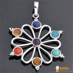 Pendentif Reiki Pierres des 7 Chakras - 6 styles disponibles