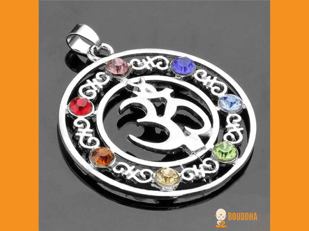 Pendentif Reiki Pierres des 7 Chakras - 6 styles disponibles