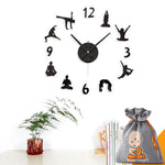 Horloge "Postures de Yoga" Originale