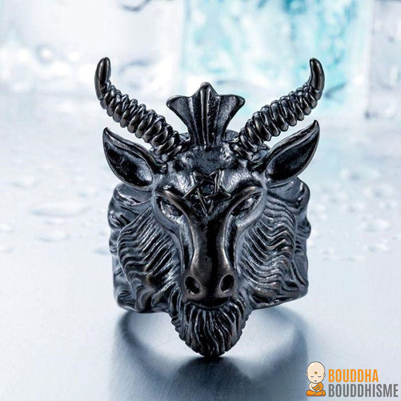 Bague "Tête de Bouc" - 2 couleurs disponibles