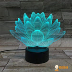 Edition Limitée: Lampe LED Hologramme "Fleur de Lotus"