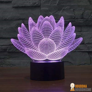 Edition Limitée: Lampe LED Hologramme "Fleur de Lotus"